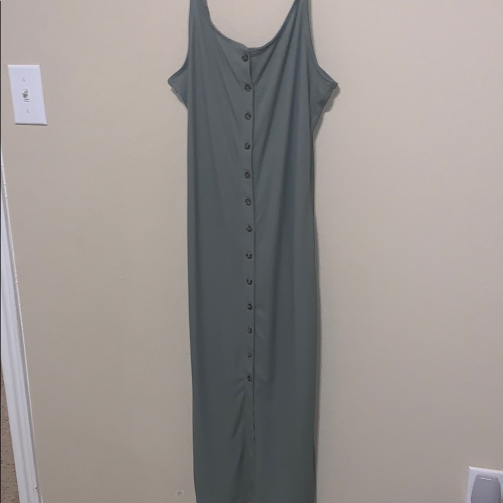 Fitted Button Down Dress